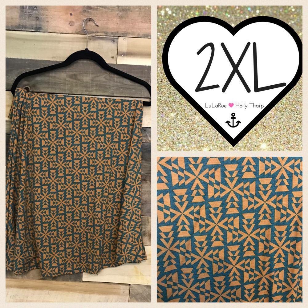 2XL LuLaRoe Azure skirt NWT